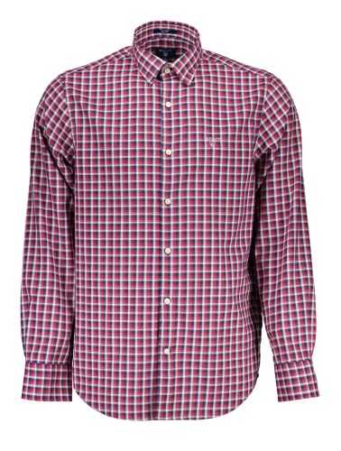 GANT MEN'S RED LONG SLEEVE SHIRT