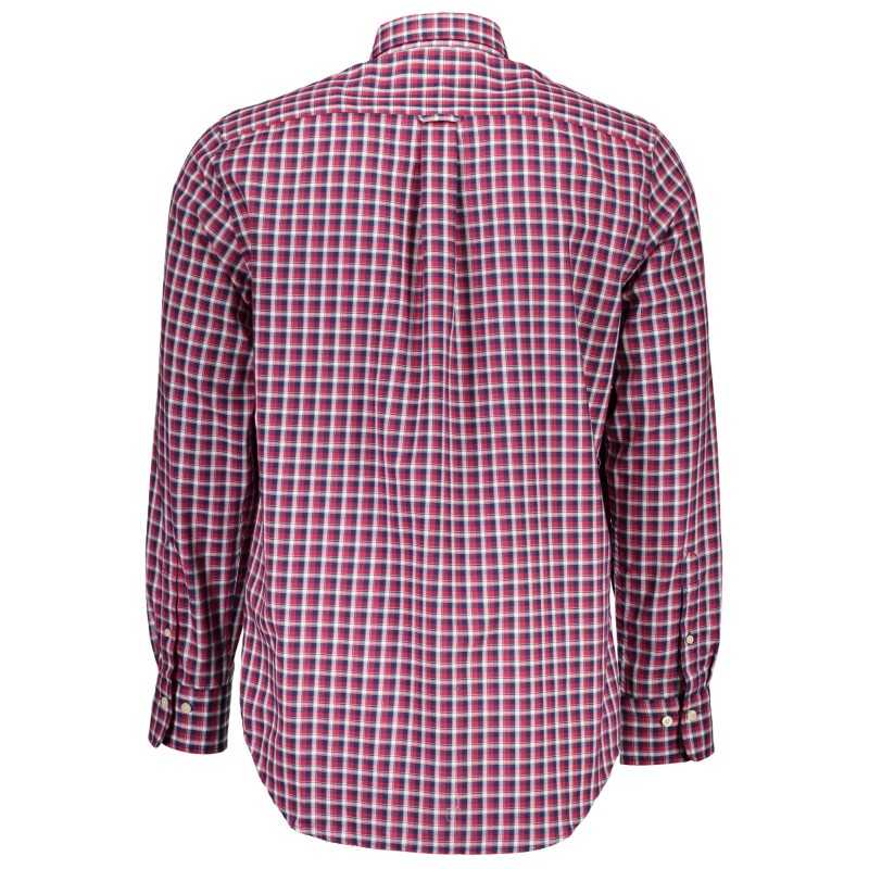 GANT MEN'S RED LONG SLEEVE SHIRT