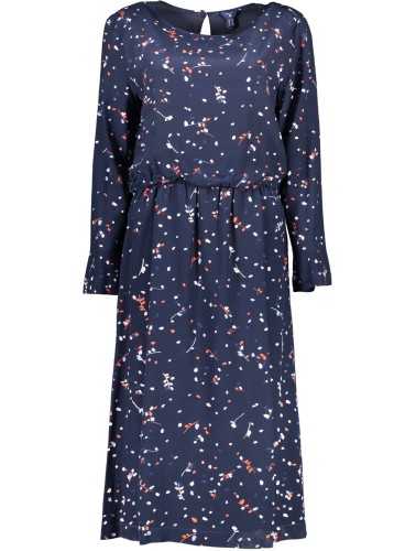 GANT LONG DRESS WOMAN BLUE