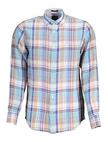 GANT CAMICIA MANICHE LUNGHE UOMO AZZURRO