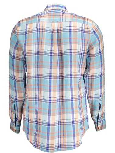 GANT CAMICIA MANICHE LUNGHE UOMO AZZURRO