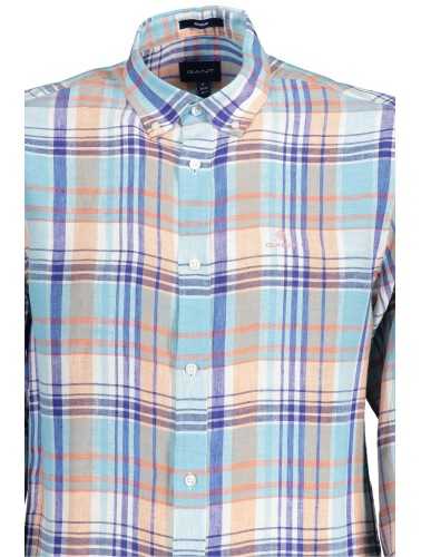 GANT CAMICIA MANICHE LUNGHE UOMO AZZURRO