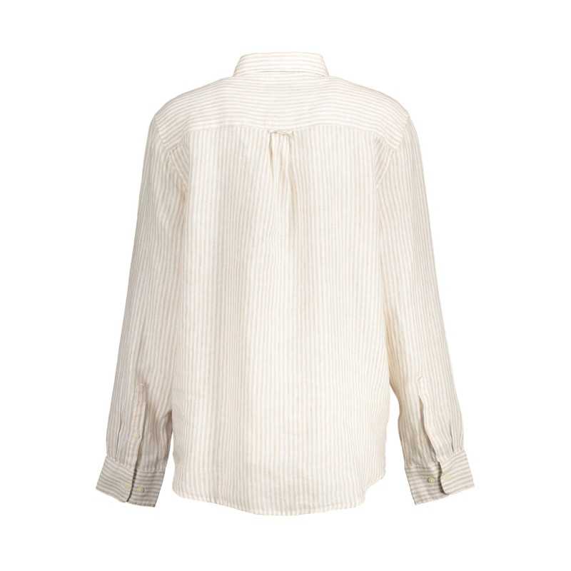 GANT CAMICIA MANICHE LUNGHE DONNA BEIGE