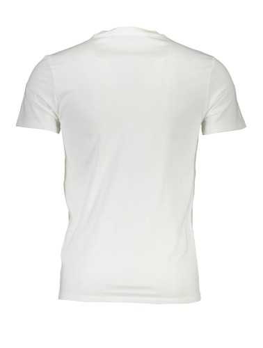 GUESS JEANS T-SHIRT MANICHE CORTE UOMO BIANCO