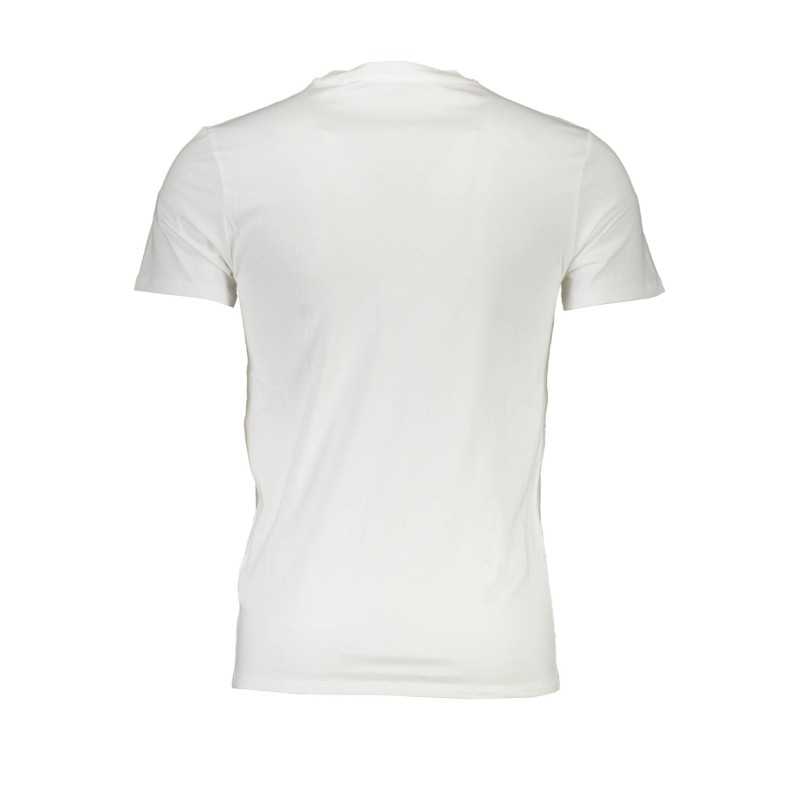 GUESS JEANS T-SHIRT MANICHE CORTE UOMO BIANCO