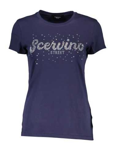 SCERVINO STREET WOMEN'S SHORT SLEEVE T-SHIRT BLUE