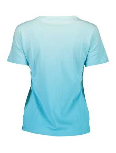 GUESS JEANS WOMEN'S SHORT SLEEVE T-SHIRT LIGHT BLUE