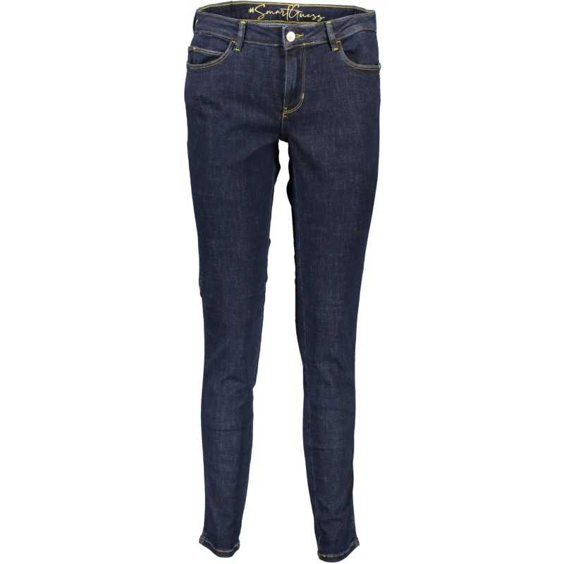 GUESS JEANS JEANS DENIM WOMAN BLUE