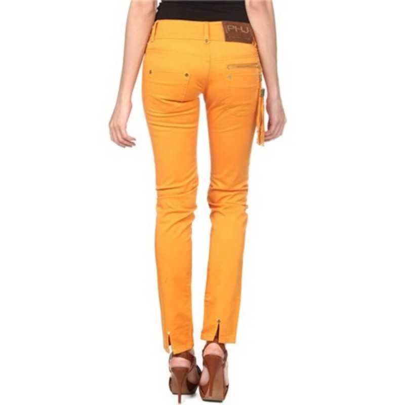 PHARD PANTALONE DONNA GIALLO