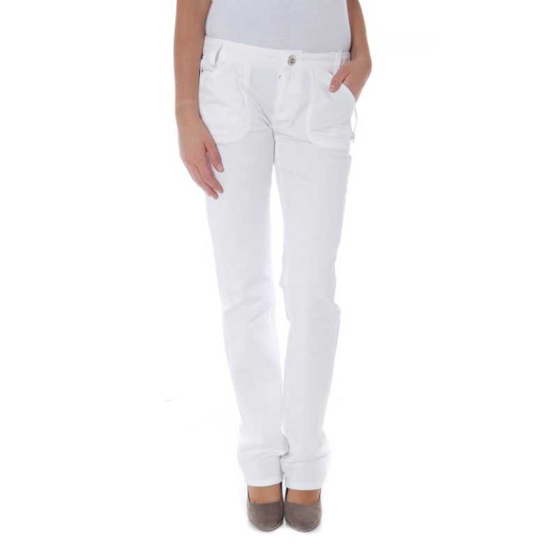 PHARD PANTALONE DONNA BIANCO