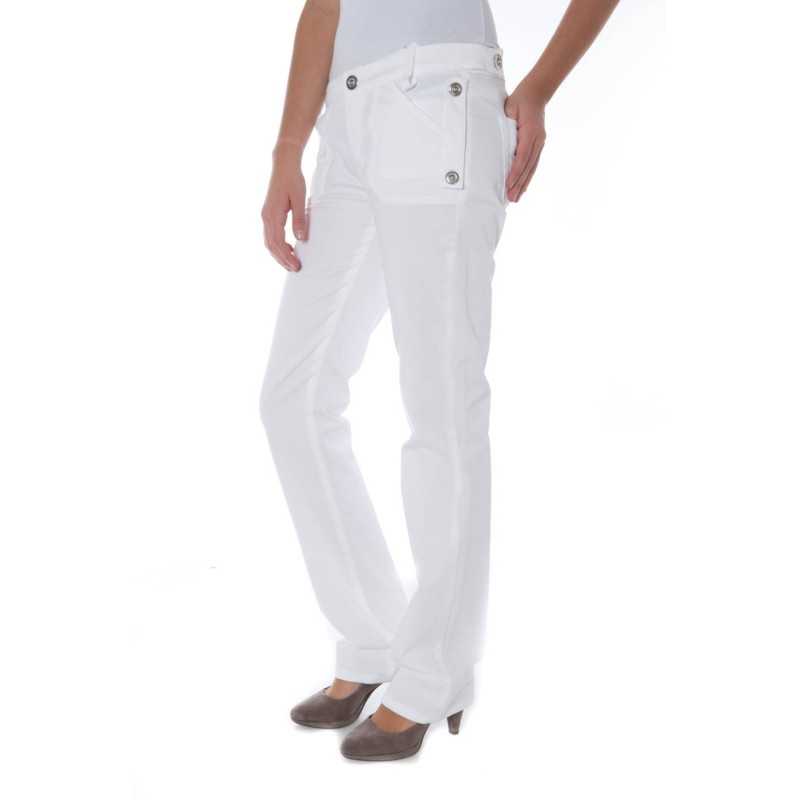 PHARD PANTALONE DONNA BIANCO