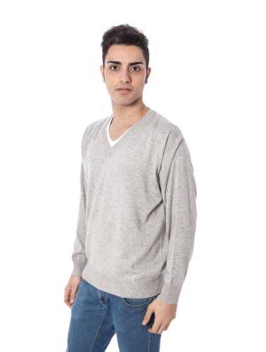 YUKO MEN'S GRAY SWEATER