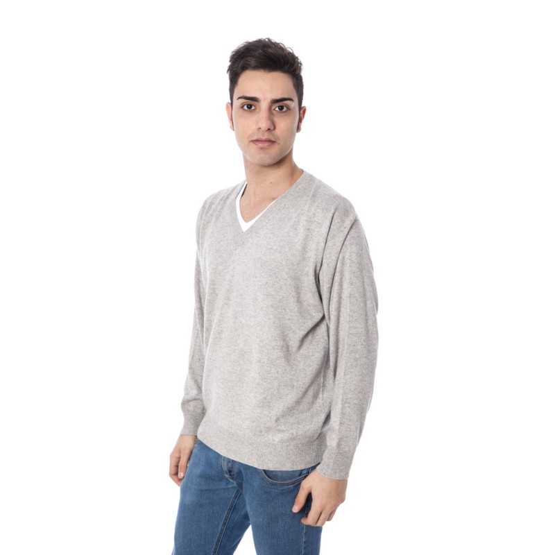 YUKO MEN'S GRAY SWEATER