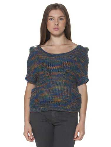 GINGER WOMEN'S BLUE SWEATER