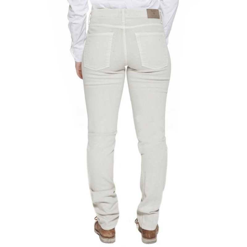 GANT WOMEN'S BEIGE TROUSERS