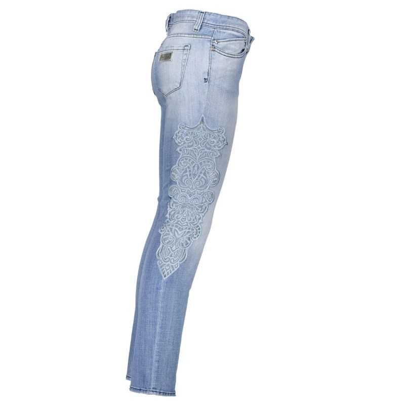 JUST CAVALLI JEANS DENIM WOMAN LIGHT BLUE