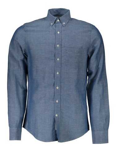 GANT MEN'S BLUE LONG SLEEVE SHIRT