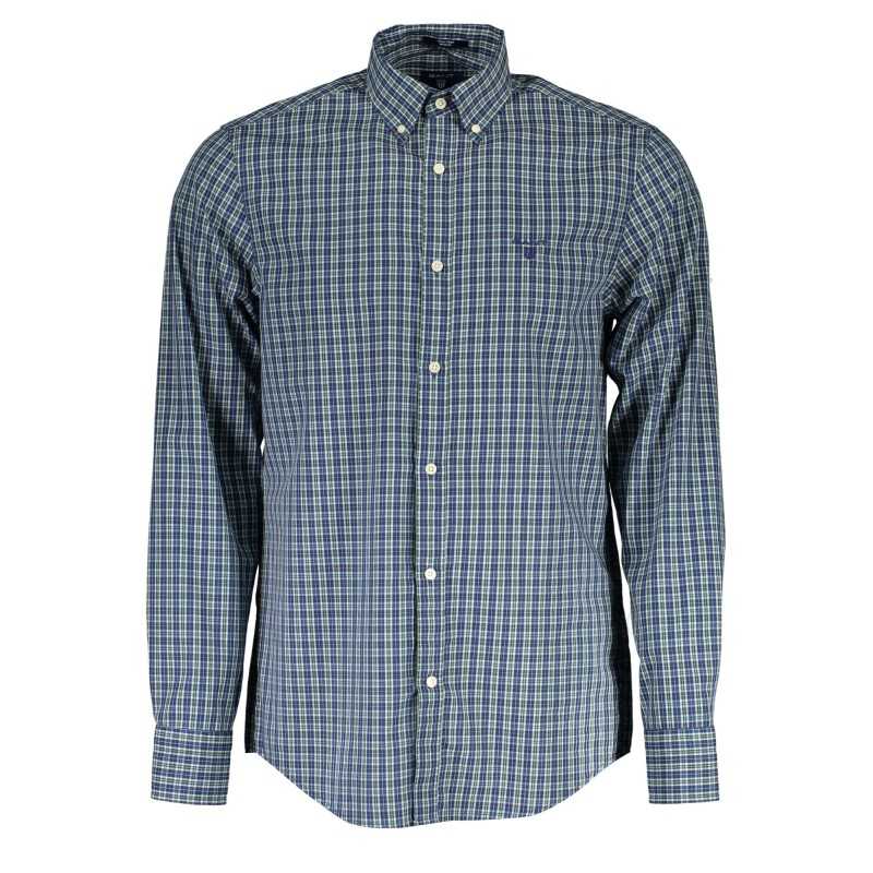 GANT MEN'S GREEN LONG SLEEVE SHIRT