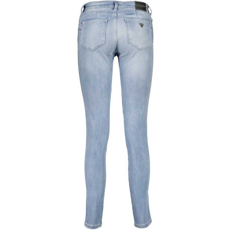 GUESS JEANS JEANS DENIM WOMAN LIGHT BLUE