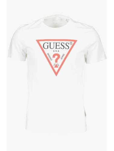 GUESS JEANS T-SHIRT MANICHE CORTE UOMO BIANCO