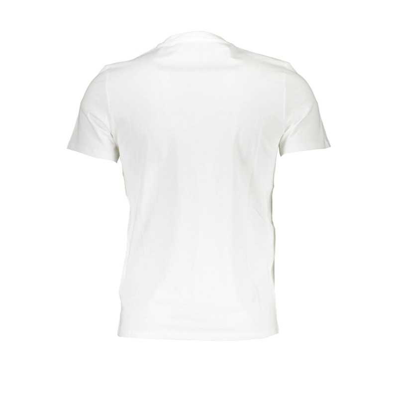 GUESS JEANS T-SHIRT MANICHE CORTE UOMO BIANCO