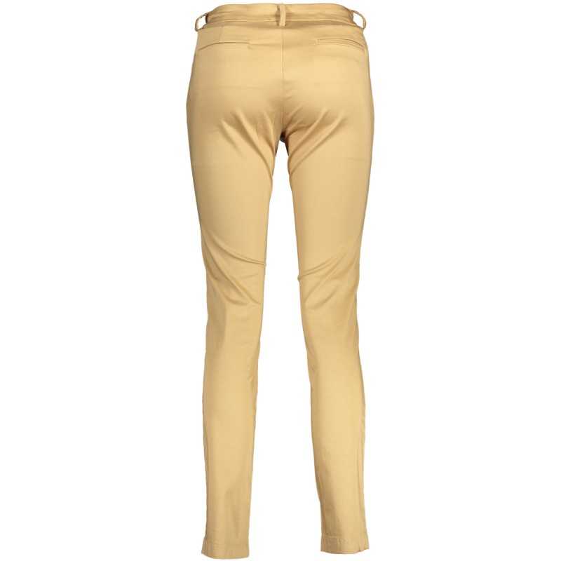 GANT WOMEN'S BEIGE TROUSERS