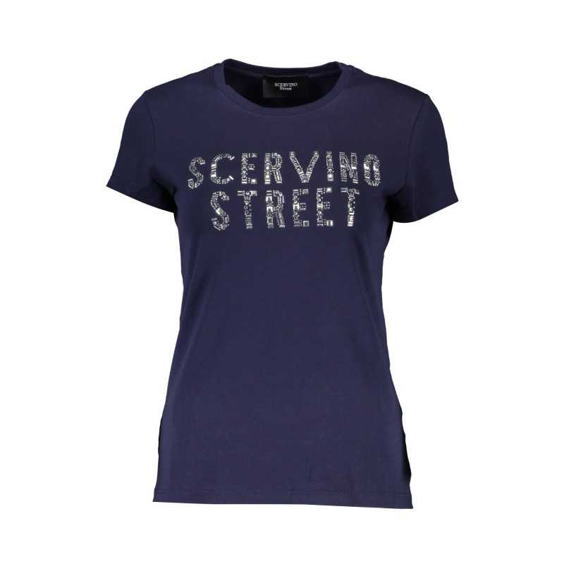 SCERVINO STREET WOMEN'S SHORT SLEEVE T-SHIRT BLUE