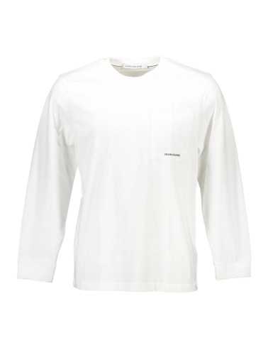 CALVIN KLEIN T-SHIRT MANICHE LUNGHE UOMO BIANCO