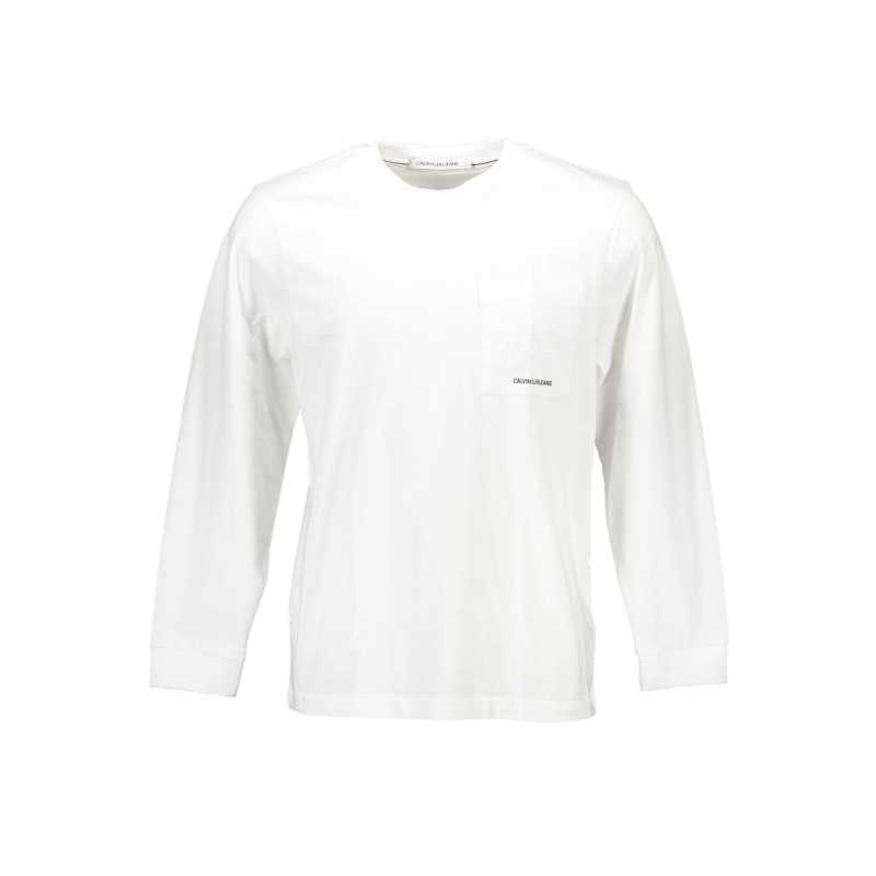 CALVIN KLEIN T-SHIRT MANICHE LUNGHE UOMO BIANCO