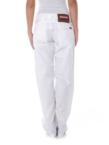 PHARD PANTALONE DONNA BIANCO