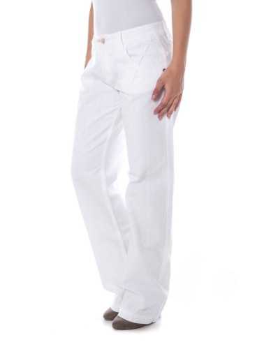 PHARD PANTALONE DONNA BIANCO