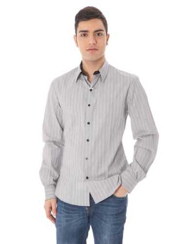 COSTUME NATIONAL CAMICIA MANICHE LUNGHE UOMO BIANCO