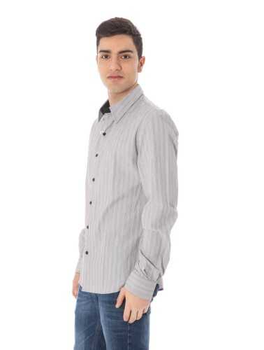 COSTUME NATIONAL CAMICIA MANICHE LUNGHE UOMO BIANCO