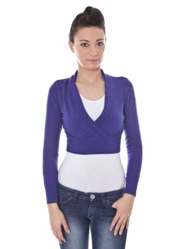 DATCH SHRUG LONG SLEEVES PURPLE WOMAN