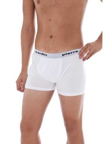 PIERRE CARDIN MEN'S WHITE BOXER