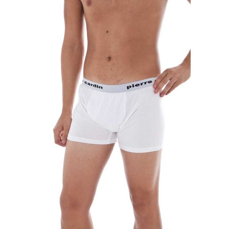 PIERRE CARDIN MEN'S WHITE BOXER