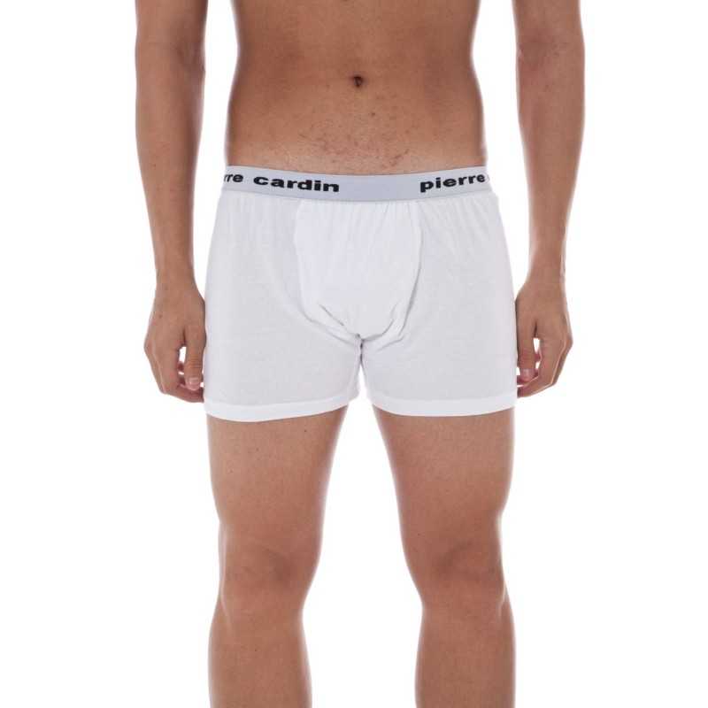 PIERRE CARDIN MEN'S WHITE BOXER