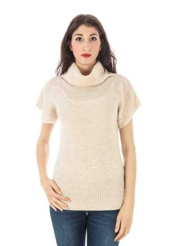 FRED PERRY WOMEN'S BEIGE SWEATER