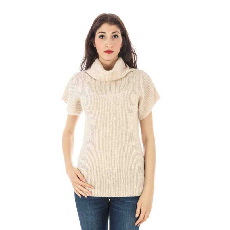 FRED PERRY WOMEN'S BEIGE SWEATER