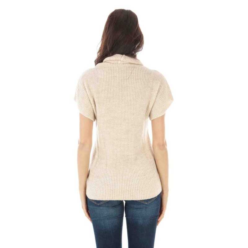 FRED PERRY WOMEN'S BEIGE SWEATER