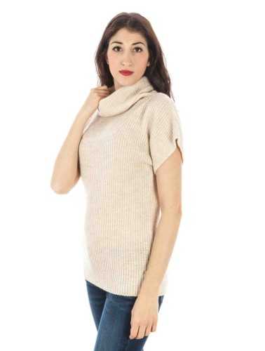 FRED PERRY WOMEN'S BEIGE SWEATER