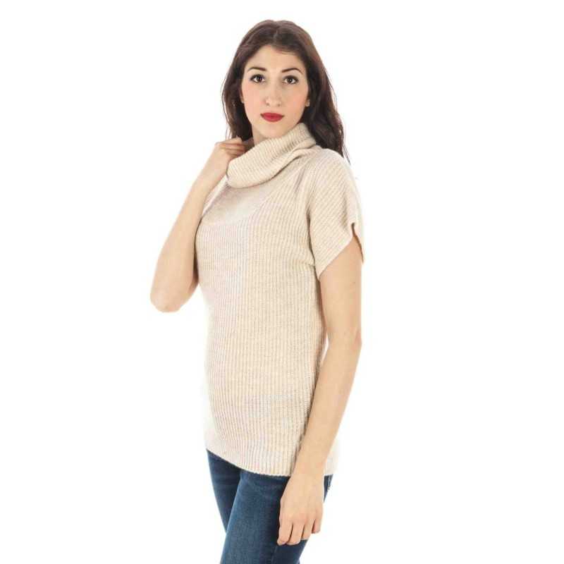 FRED PERRY WOMEN'S BEIGE SWEATER