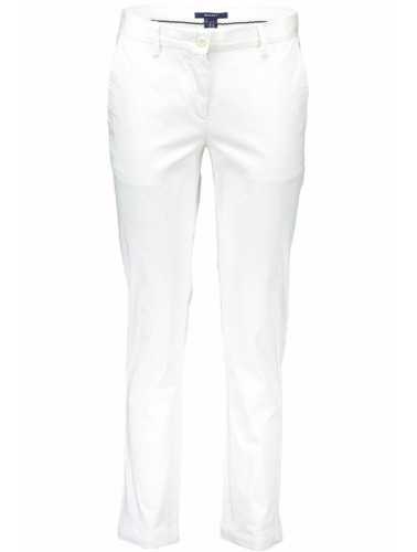 GANT WOMEN'S WHITE TROUSERS