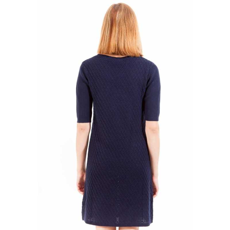 GANT SHORT DRESS WOMAN BLUE