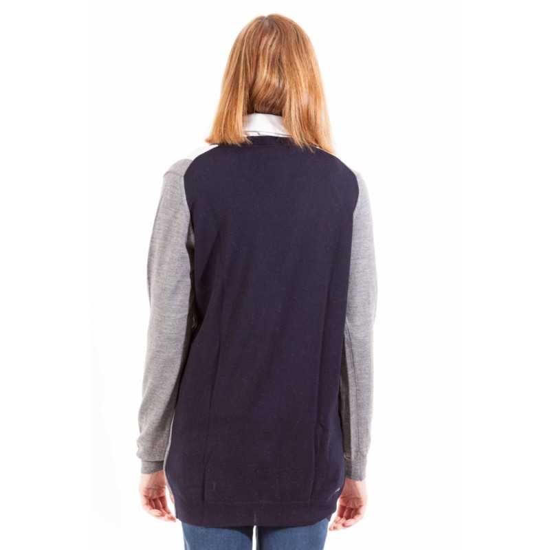 GANT CARDIGAN DONNA GRIGIO