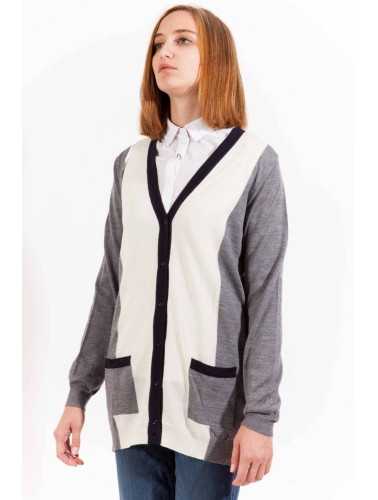 GANT WOMEN'S GRAY CARDIGAN