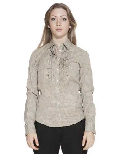 GANT WOMEN'S LONG SLEEVE SHIRT BROWN