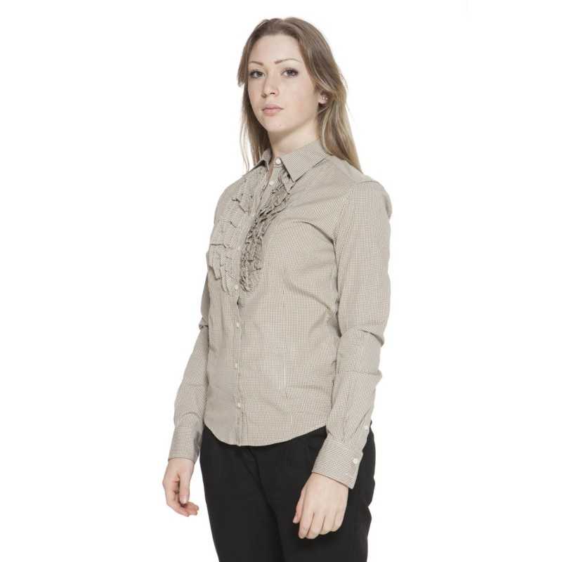 GANT WOMEN'S LONG SLEEVE SHIRT BROWN