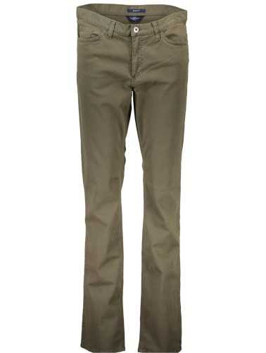 GANT WOMEN'S GREEN TROUSERS