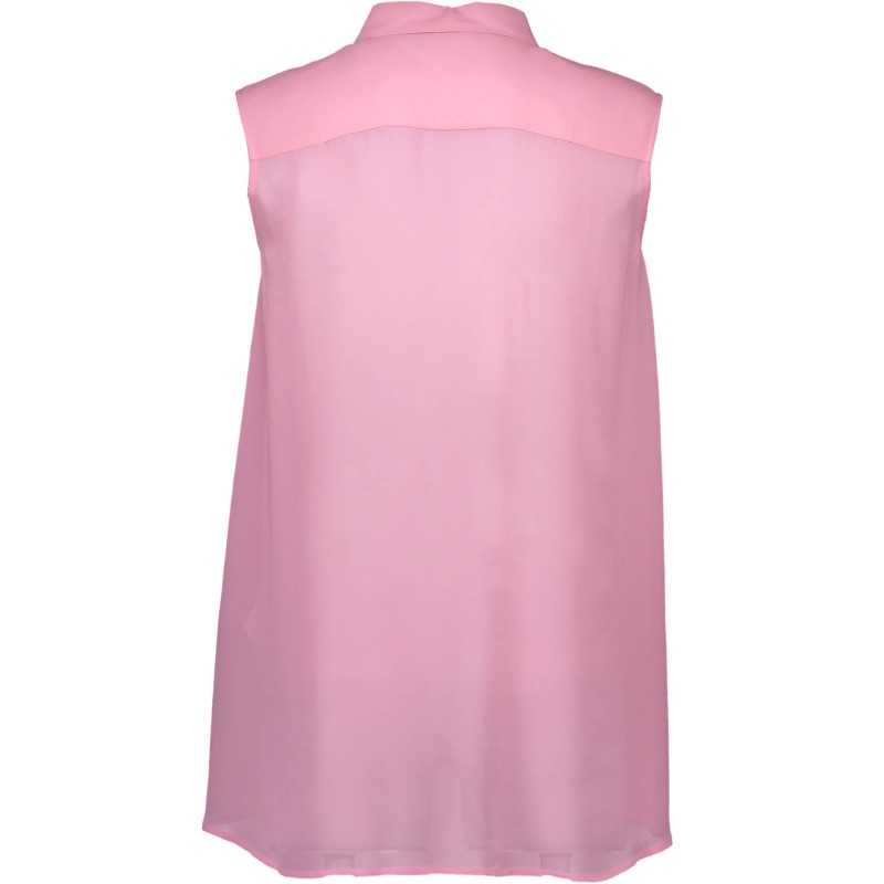 LOVE MOSCHINO PINK WOMAN SLEEVELESS SHIRT